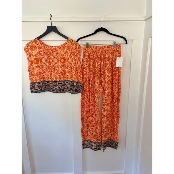 Free People Make My Day Set Peach Combo Size XS - Picture 1 of 3